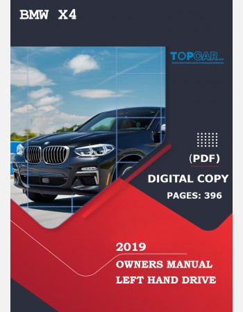 bmw x4 2019 owners manual